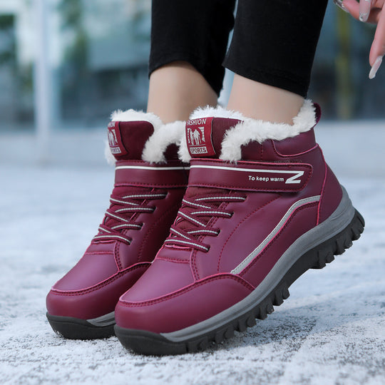 Damen Isolierte Winterstiefel mit rutschfester Profilsohle und warmem Innenfutter EB