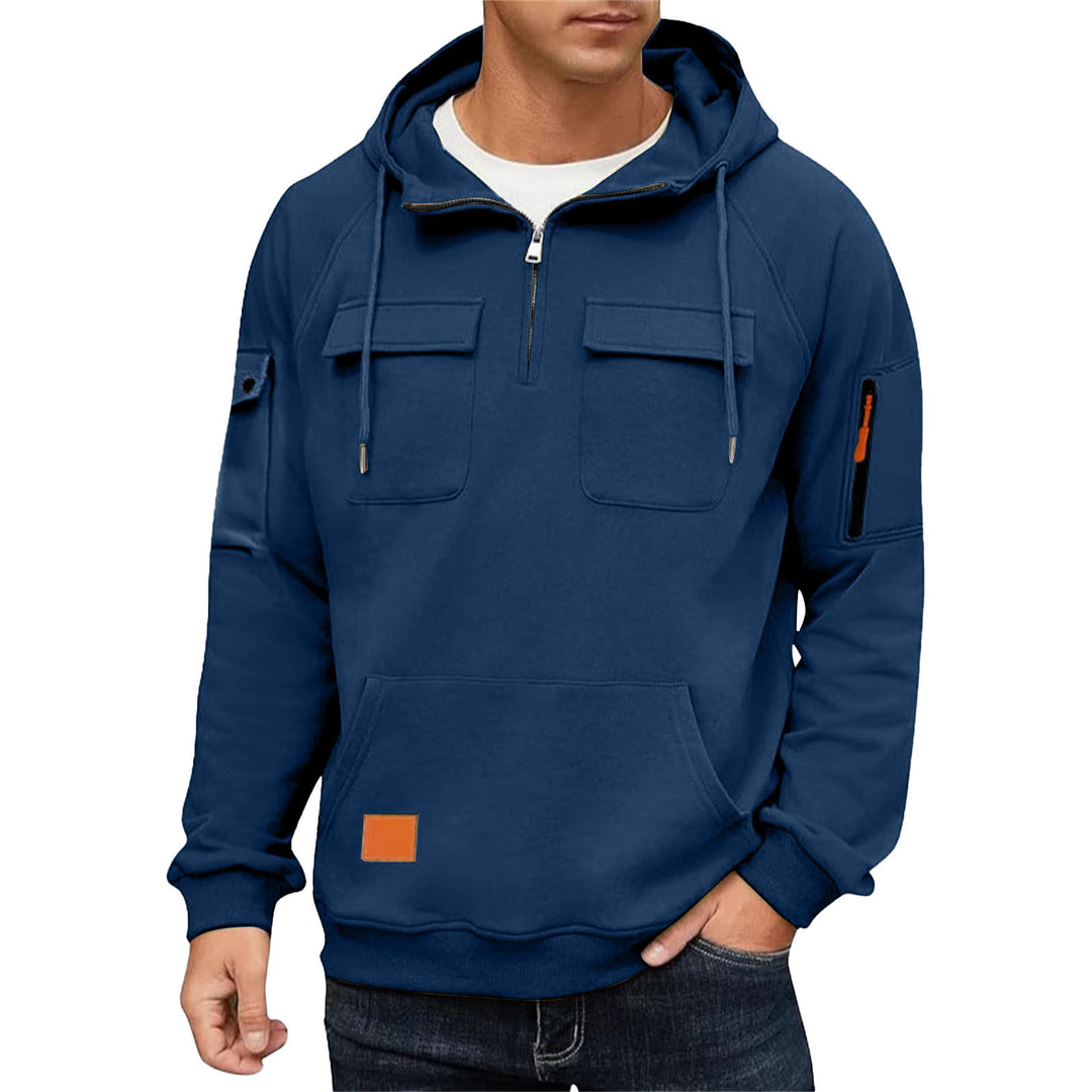 Herren Alltags-Hoodie mit praktischen Taschen EB