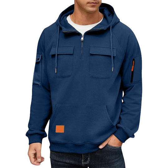 Herren Alltags-Hoodie mit praktischen Taschen EB