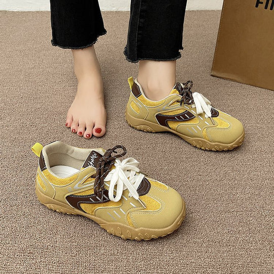 Damen Bequeme Freizeitsneaker mit innovativem Schnürsystem und rutschfester Sohle EB