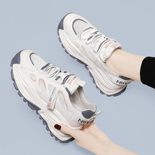 Damen Chunky Sneaker mit dämpfender Sohle und atmungsaktivem Obermaterial EB