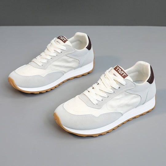 Damen Sportliche Sneakers mit atmungsaktiver Obermaterialstruktur und dämpfender Sohle EB