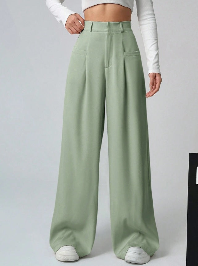 Damen Weite Bundfaltenhose EB