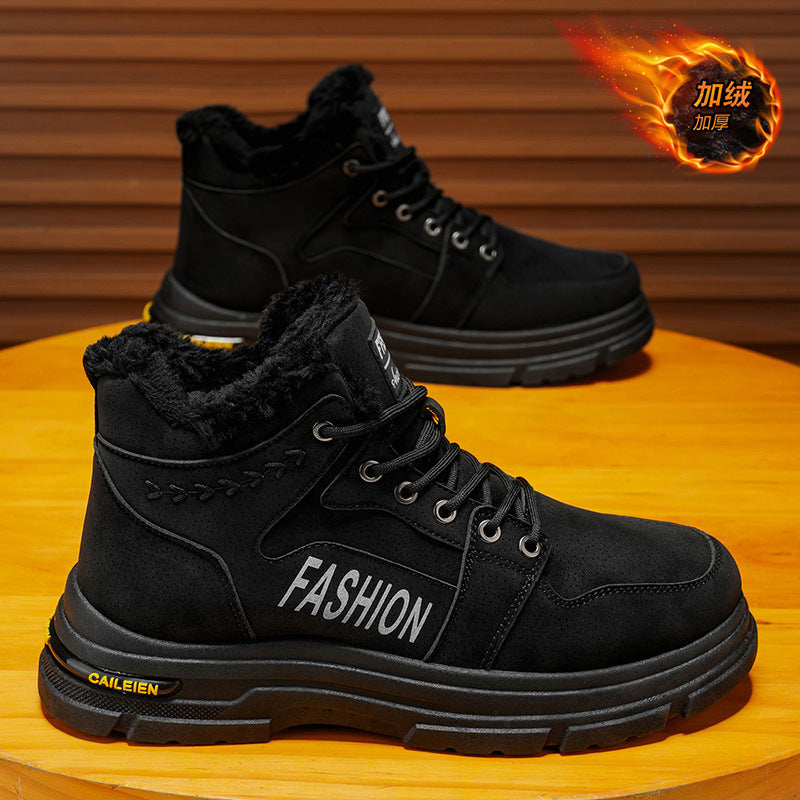 Damen Winterliche Schnürboots mit wärmendem Innenfutter und rutschfester Sohle EB