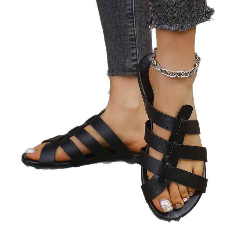 Damen komfortable Riemchen-Sandalen mit anatomischer Fußbettung EB
