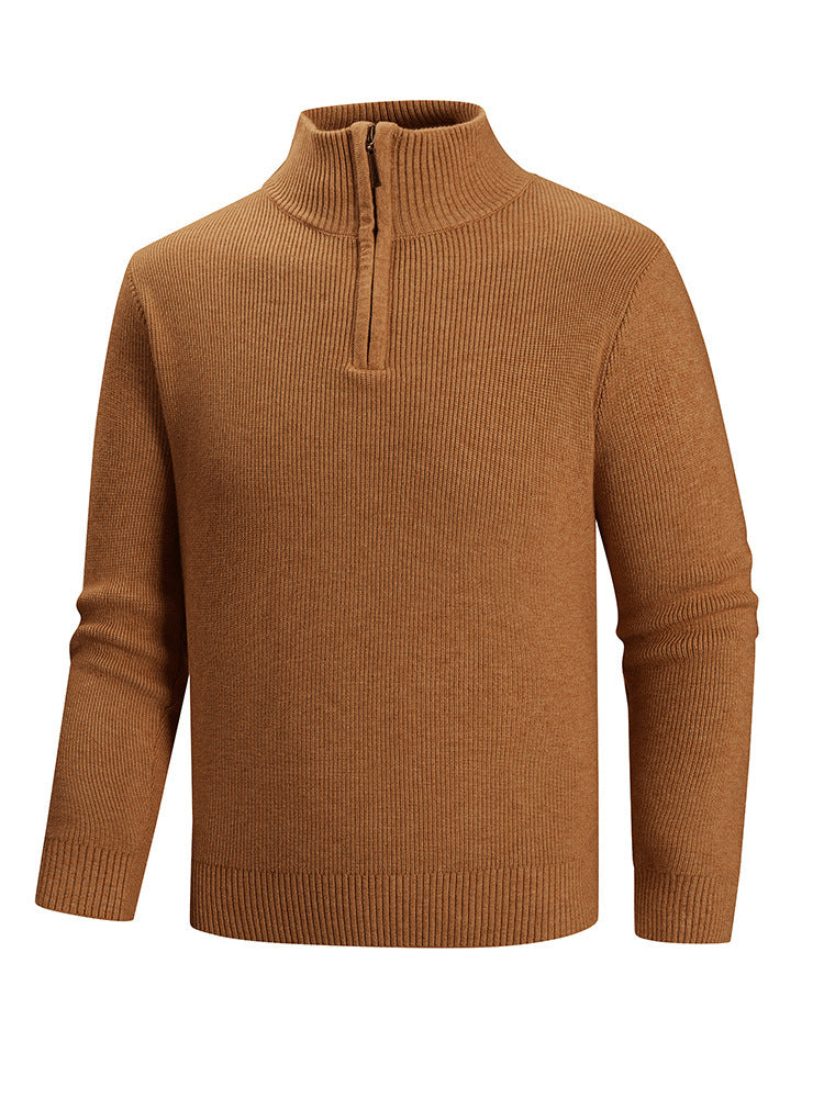 Herren Strickpullover mit hohem Kragen EB
