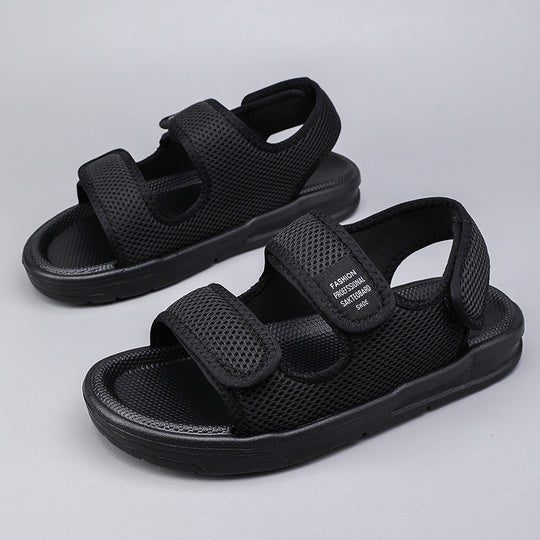 Damen sportliche und atmungsaktive Freizeitsandalen mit verstellbaren Riemen EB
