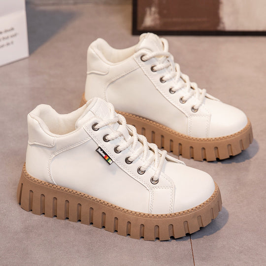 Damen modische High-Top Sneakers mit rutschfester Sohle EB