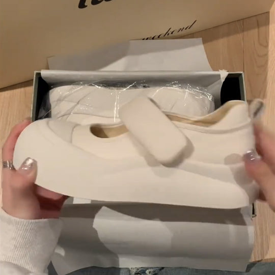 Damen Komfortable Clogs mit innovativem Klettverschluss und stabiler Sohle EB