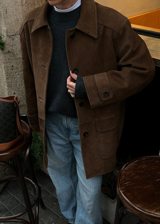 EB | Wildleder Button-Up Jacke