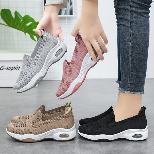 Damen Bequeme und atmungsaktive Slip-On Sneakers EB