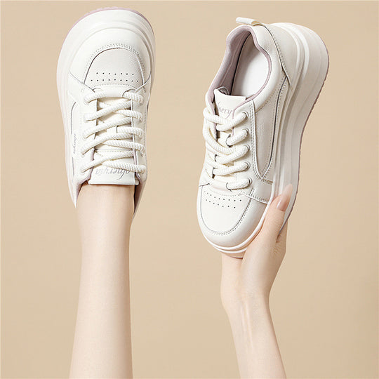 Damen trendige Plateau Sneaker mit extra dämpfender Sohle EB