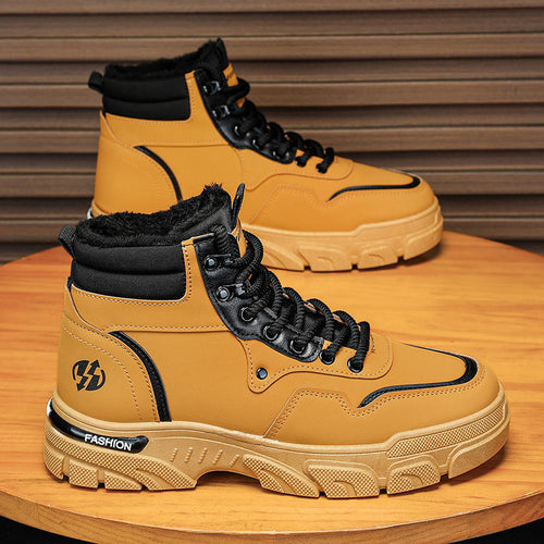 Damen Hohe Winterboots mit kuscheligem Innenfutter und rutschfester Sohle EB