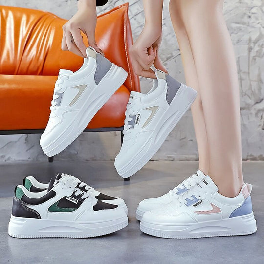 Damen moderne Sneaker mit gepolstertem Innenfutter und rutschfester Sohle EB