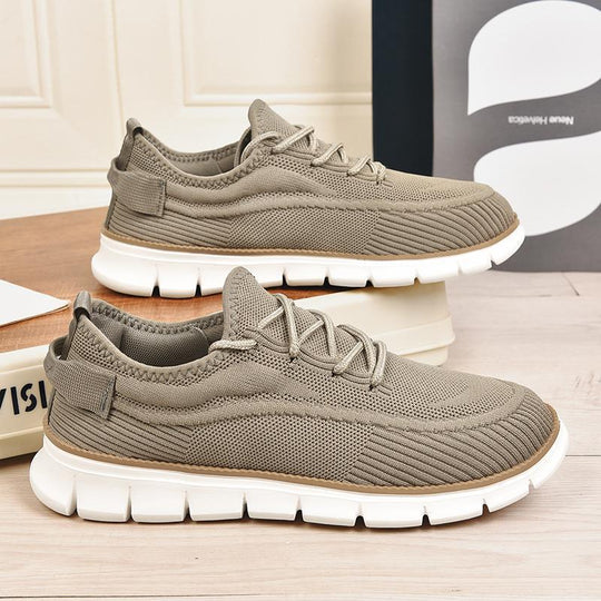 Damen Leichte und atmungsaktive Sneakers mit elastischem Obermaterial EB