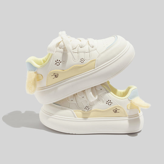 Damen Sneakers mit verspieltem Tiermotiv und weichem Innenfutter EB