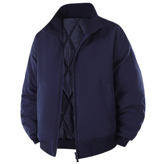 Herren modische Steppjacke mit hohem Kragen EB