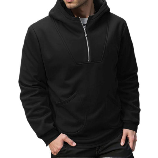 Herren Kapuzenpullover mit innovativem Design und praktischem Reißverschluss EB