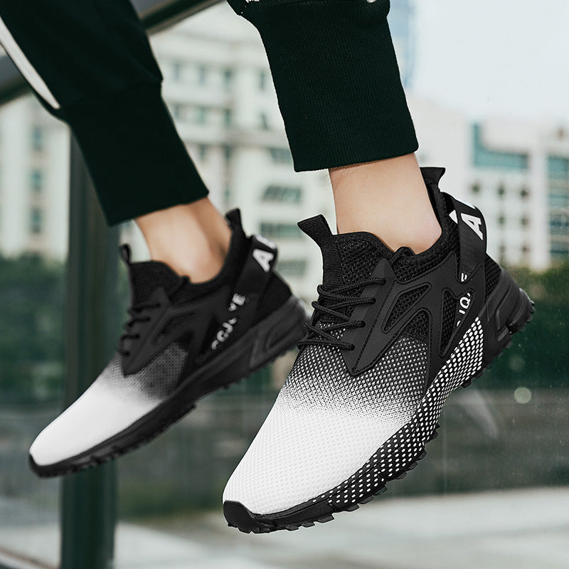 Damen Sportliche Atmungsaktive Sneakers mit rutschfester Sohle und flexiblem Design EB