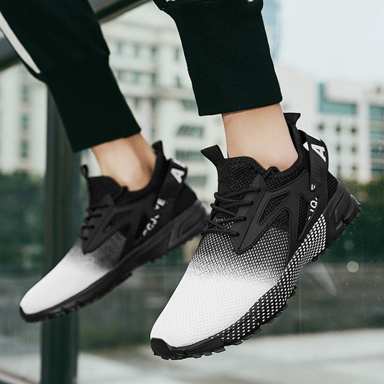 Damen Sportliche Atmungsaktive Sneakers mit rutschfester Sohle und flexiblem Design EB