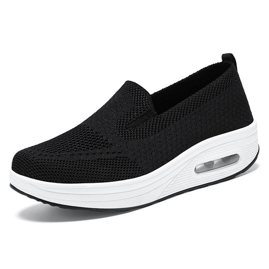 Damen Bequeme Slip-On Sneakers mit dämpfender Sohle EB
