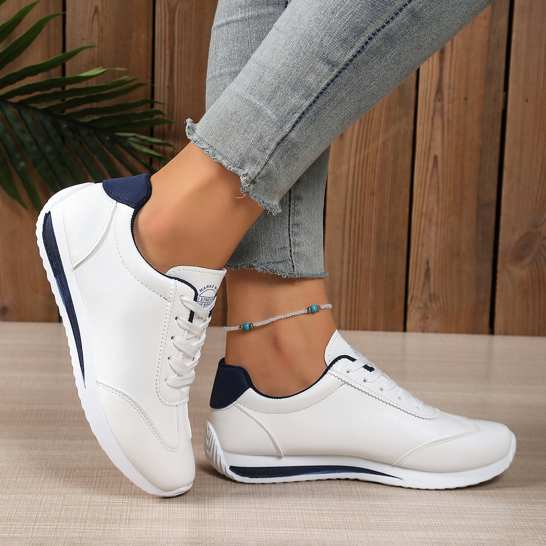 Damen Sportliche Lifestyle Sneakers mit hochwertigem Obermaterial und komfortablem Fußbett EB