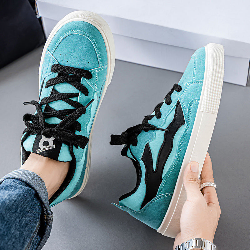 Damen Sneakers mit modischem Veloursleder und auffälligem Design EB