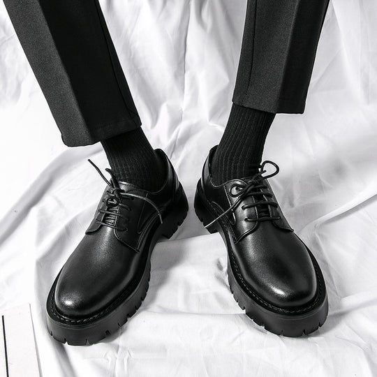 Herren Elegante Schnürschuhe mit stabiler Profilsohle und klassischem Design EB