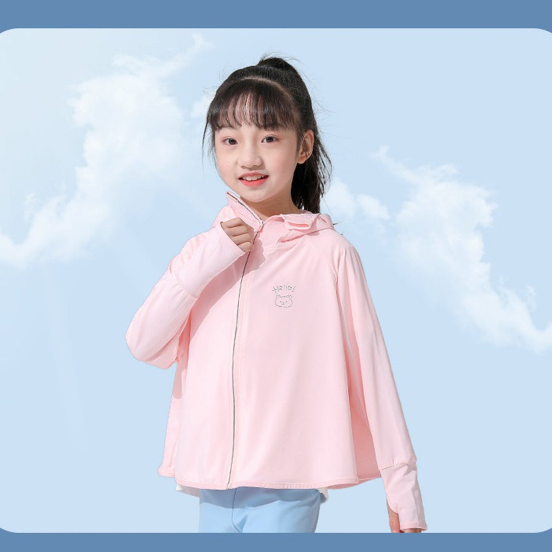 Damen Atmungsaktive Sportjacke mit UV-Schutz und Kapuze EB