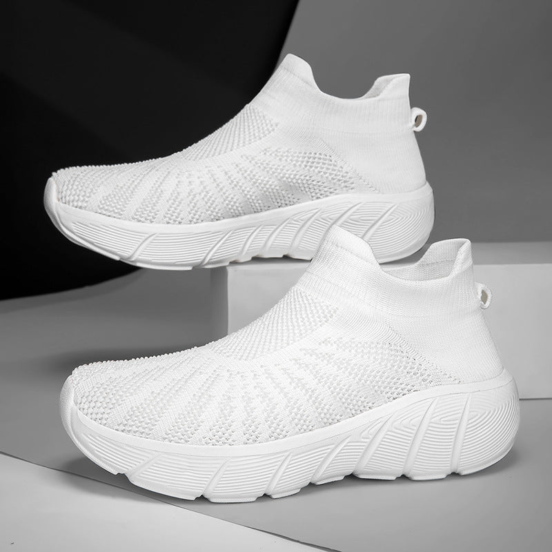 Damen Atmungsaktive Strick-Sneaker mit flexiblem Sohlenprofil EB