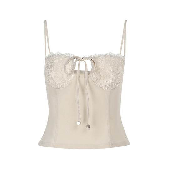 Damen Sculpting-Bustier-Top mit Spitzen-Cups und taillierter Form EB