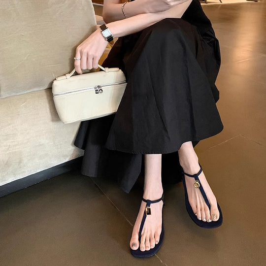 Damen Lederige Sandalen EB