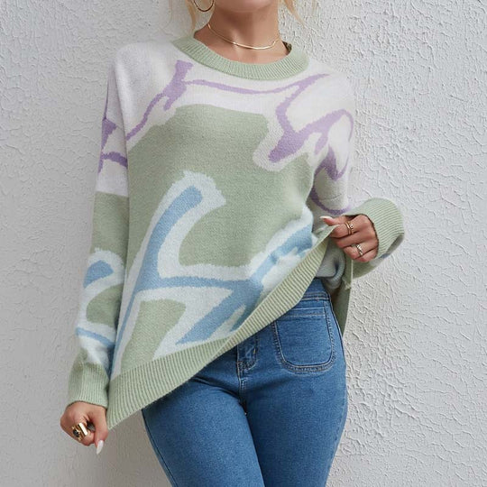 EB | Pullover mit Farbblock