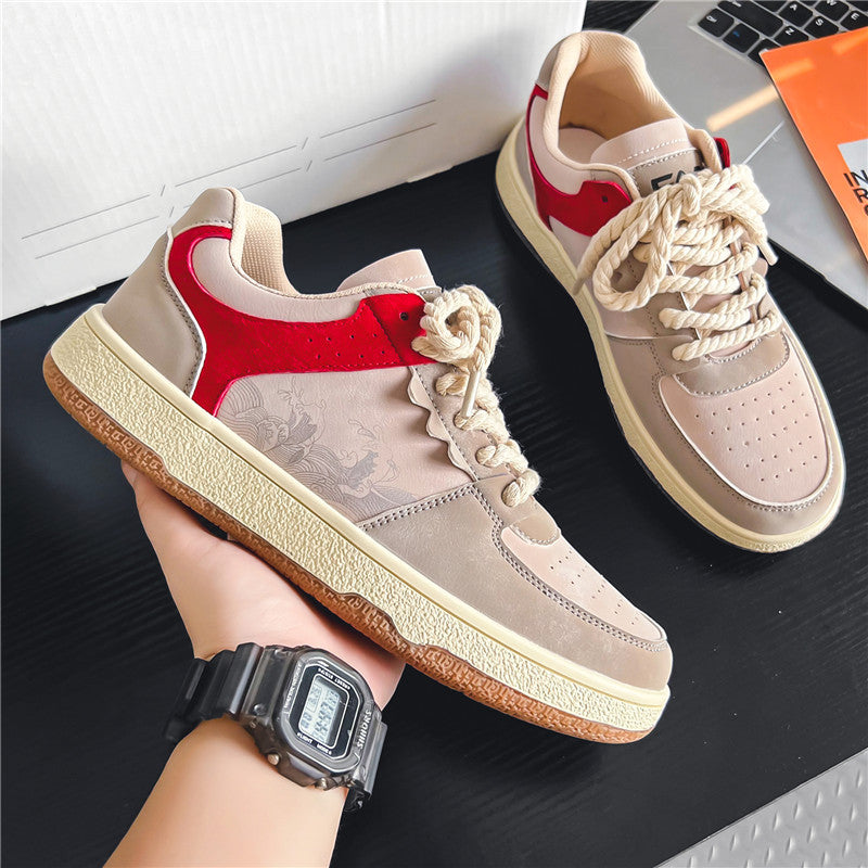 Damen Sneaker mit trendigem Design und hochwertiger Leder-Oberfläche EB