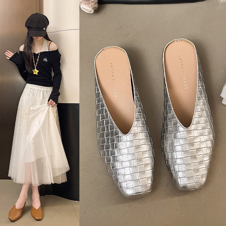 Damen elegante Spangen-Ballerinas mit glänzendem Obermaterial EB