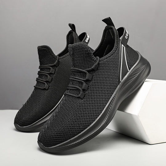 Damen Leichte und atmungsaktive Lauf Sneakers mit elastischem Obermaterial EB
