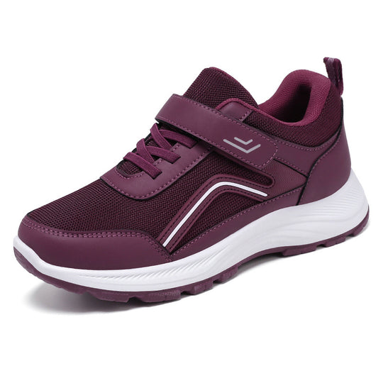 Damen Sportliche Sneakers mit verstellbarem Klettverschluss und atmungsaktivem Obermaterial EB