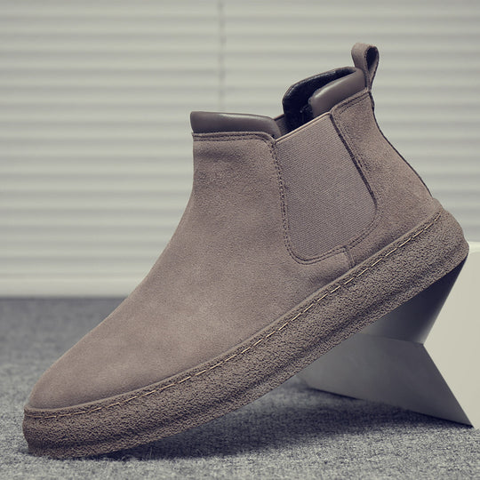 Damen Chelsea Boots mit eleganter Wildleder-Oberfläche EB