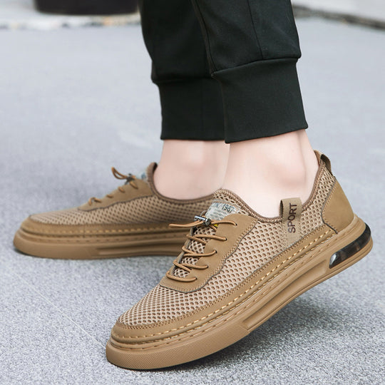 Damen Sportliche Mesh-Sneaker mit Luftpolster EB