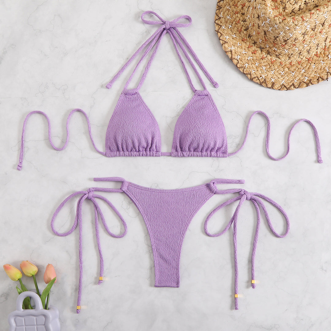 Damen Bikini-Set mit modernem Schnitt und verstellbaren Bändern EB