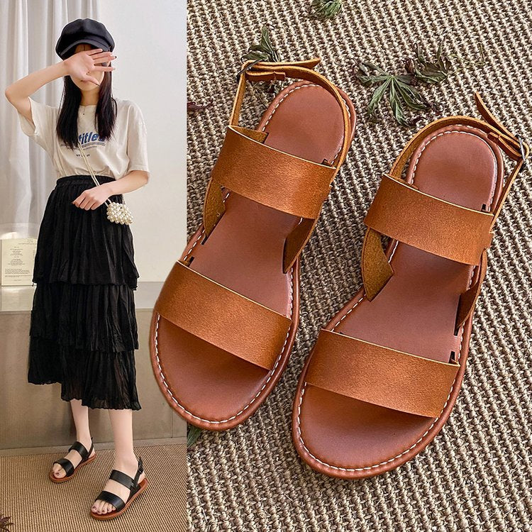 Damen Komfortable Riemchen-Sandalen EB