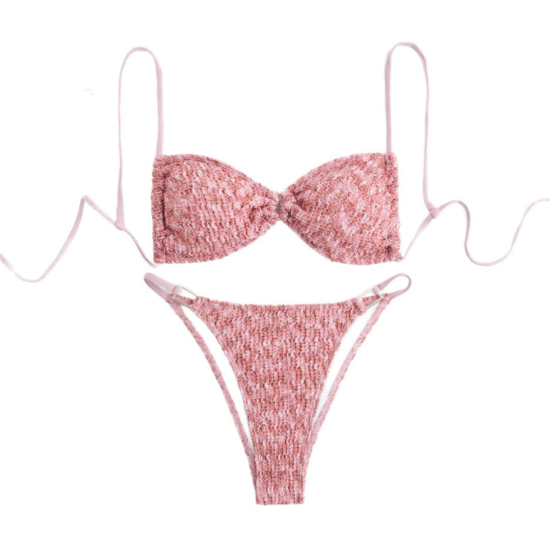Damen Komfortabler Triangel-Bikini mit raffinierten Details EB