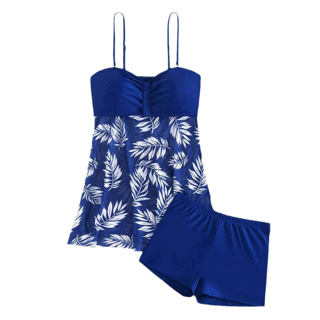 Damen Tankini-Set mit floralen Elementen EB