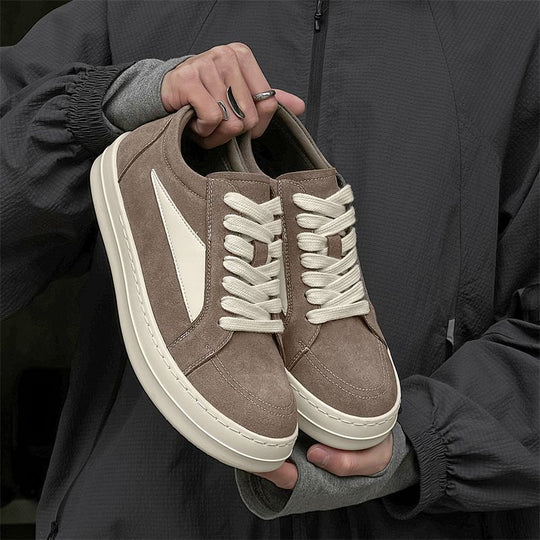 Damen modische Sneakers aus hochwertigem Wildleder mit zeitgemäßem Design EB
