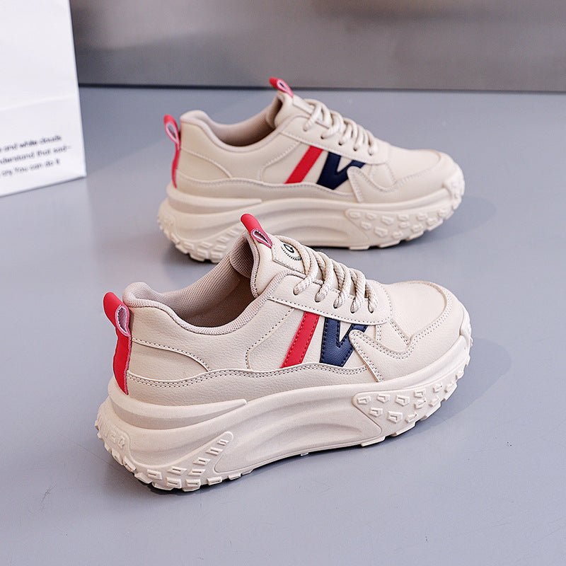 Damen Chunky Sneakers mit atmungsaktiver Oberflächenstruktur und dämpfendem Komfort EB