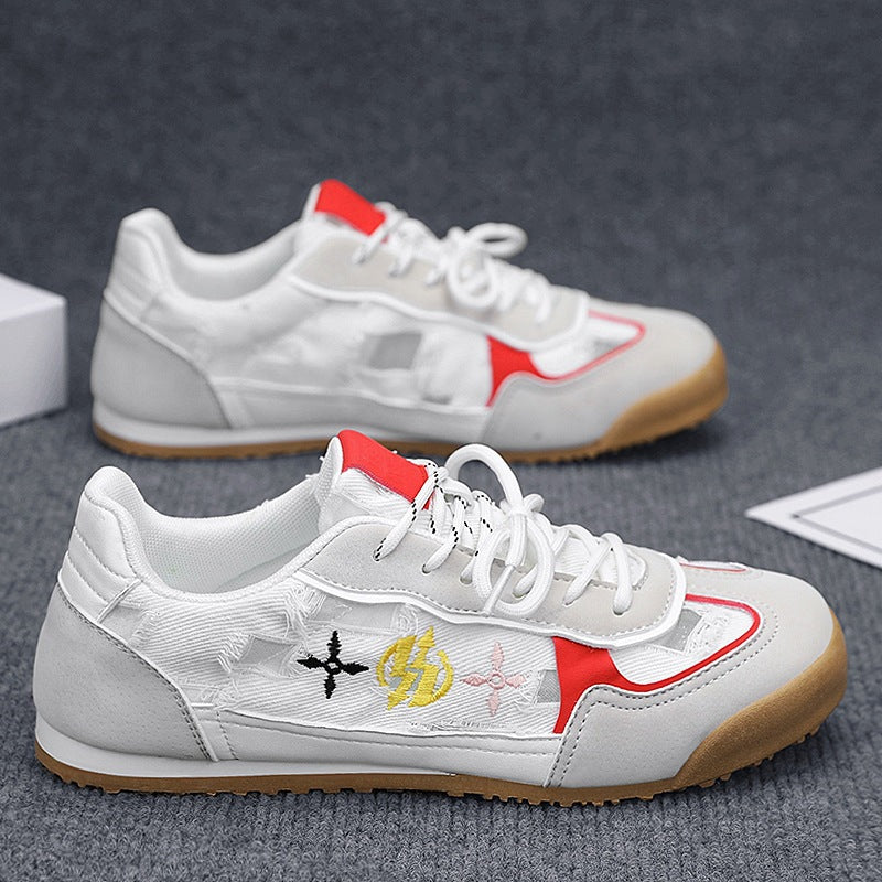 Damen Sportliche Sneaker mit atmungsaktiver Obermaterialstruktur und modischem Design EB