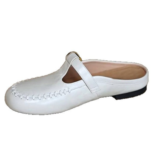 Damen Elegante Clogs aus hochwertigem Leder mit bequemem Fußbett EB