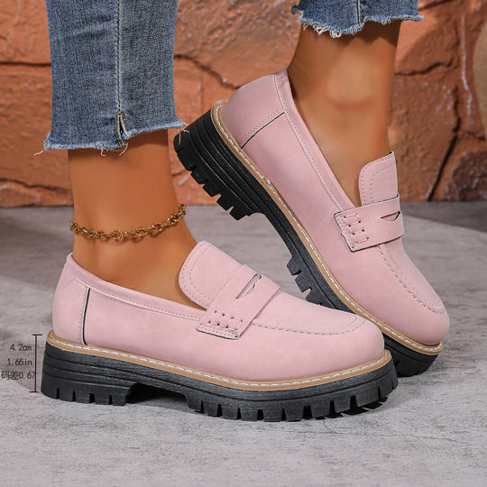 Damen Bequeme Mokassins mit trendiger Sohle und modischem Design EB