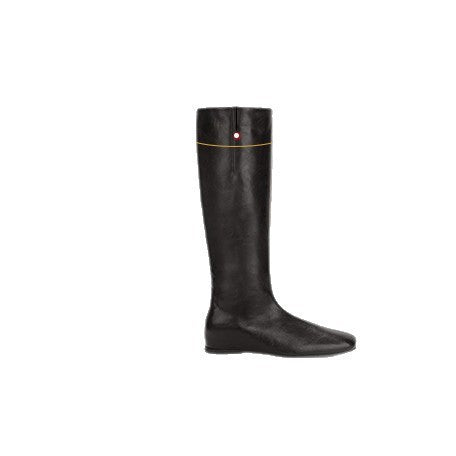 Damen Elegante Overknee-Stiefel aus hochwertigem Leder EB