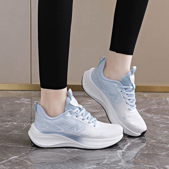 Damen Sportliche Laufschuhe mit atmungsaktivem Mesh-Obermaterial und dämpfendem Sohlenprofil EB